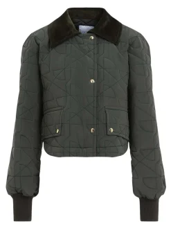 Blouson trapuntato ritagliato
