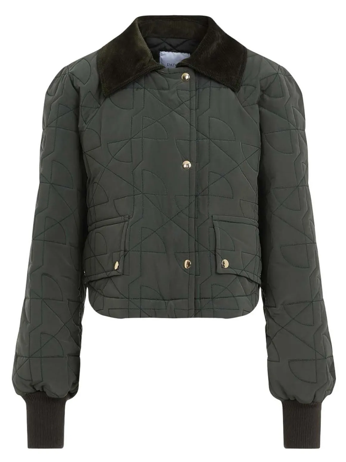 Blouson trapuntato ritagliato