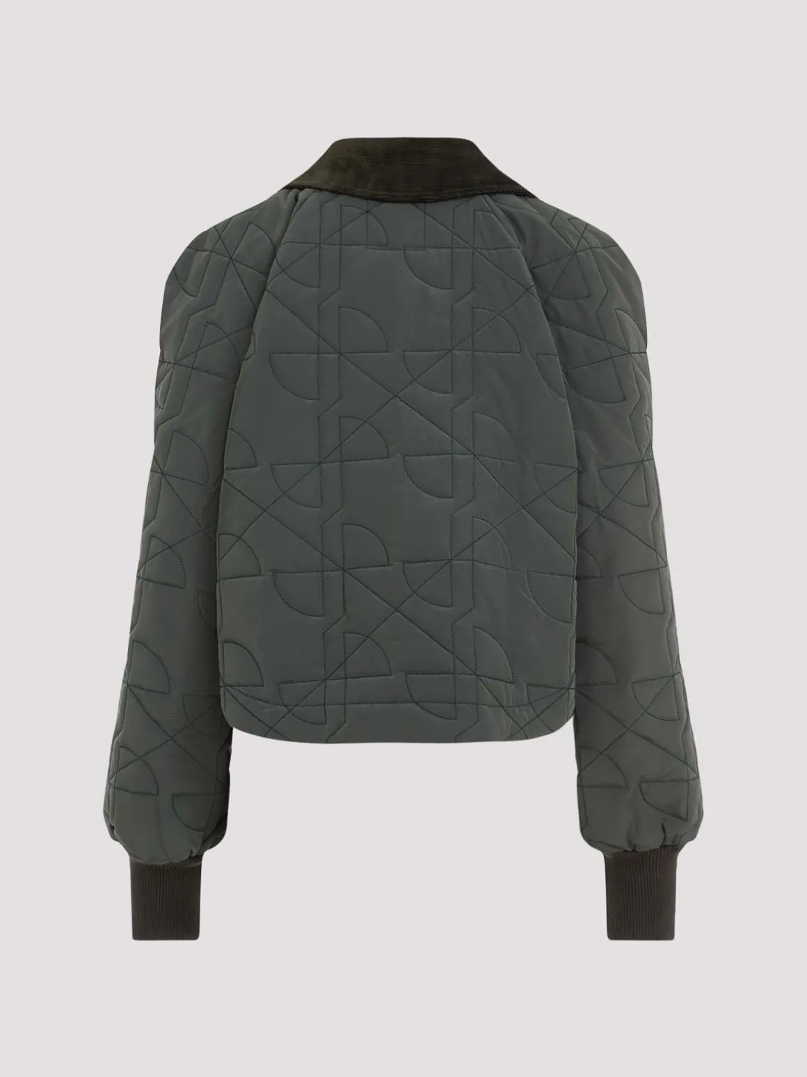 Blouson trapuntato ritagliato