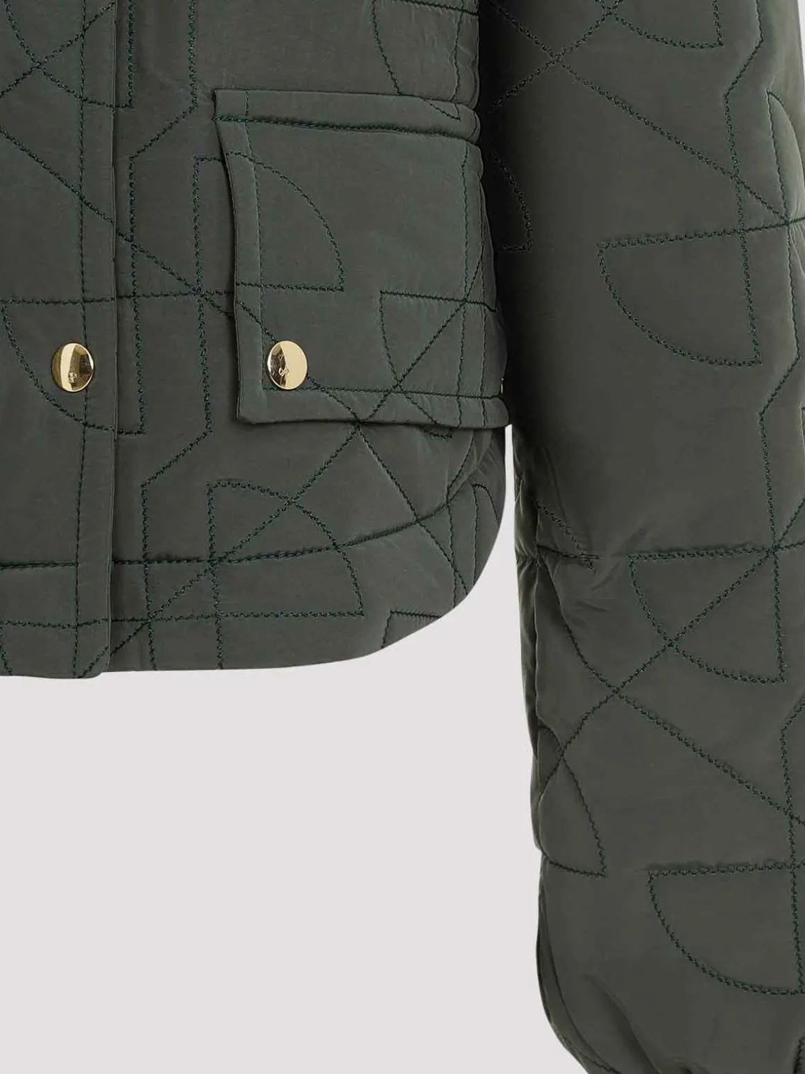 Blouson trapuntato ritagliato