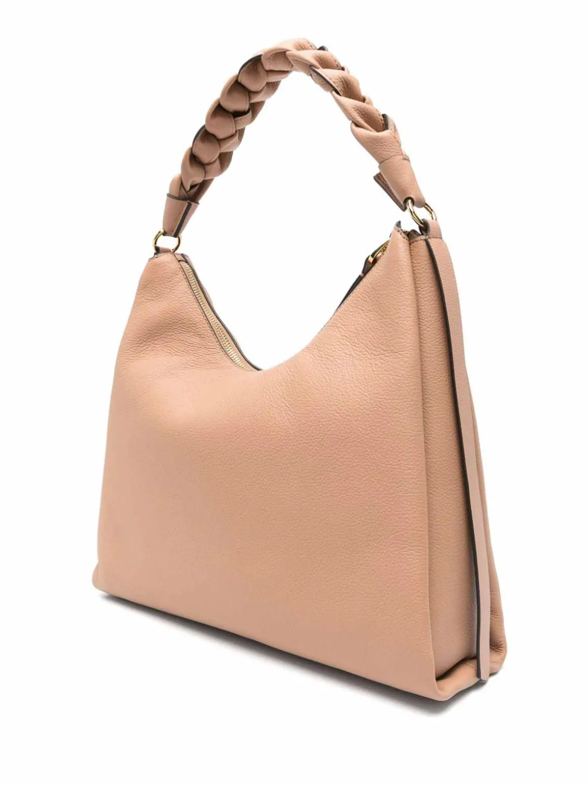 Boheme Tote Bag medio in pelle beige