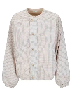 Bomber in cotone check