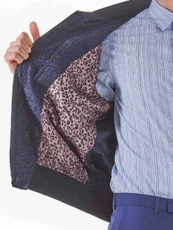 Bomber Jaquard Leopardo