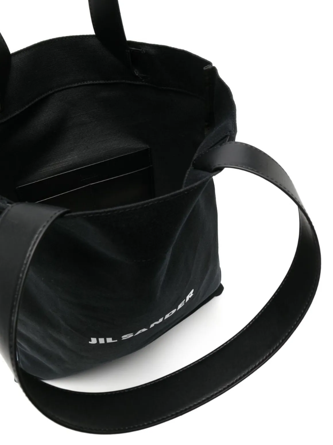 Book tote shopping bag in tela