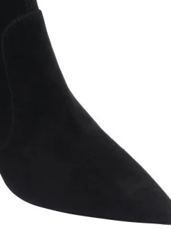 Bootie di pompa di alimentazione nera Stuart