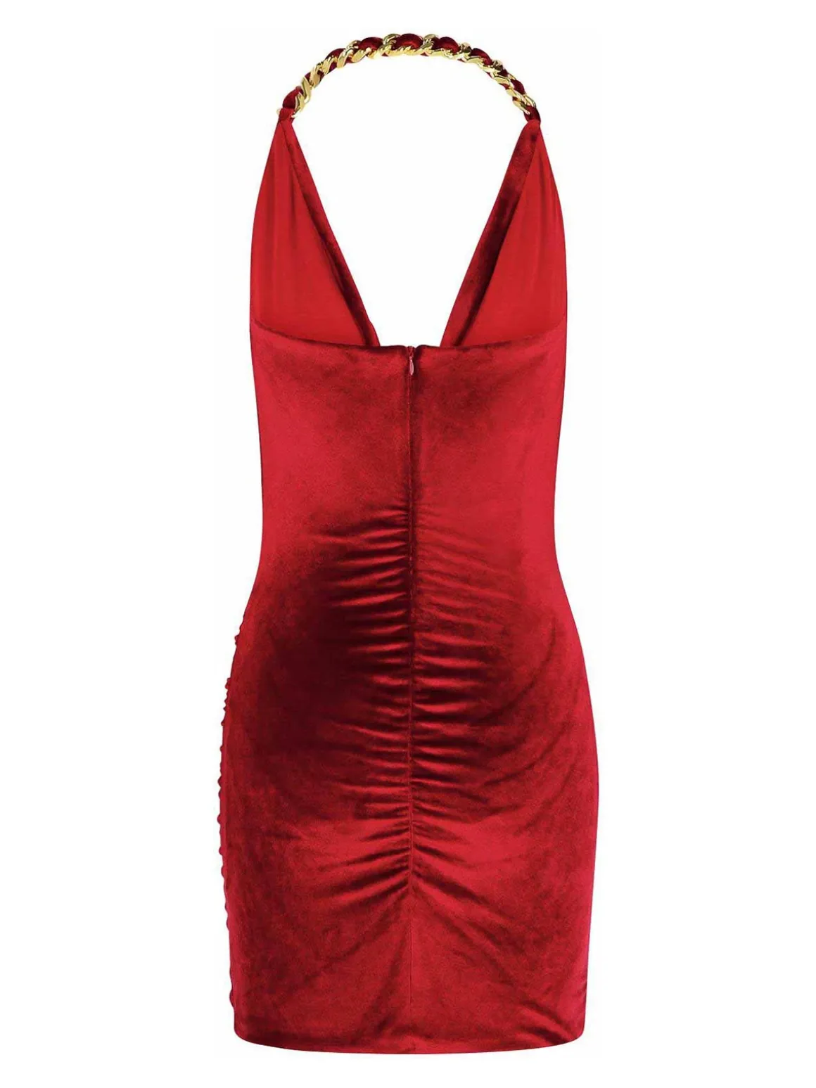 Borgogna Viscose Blend Dress