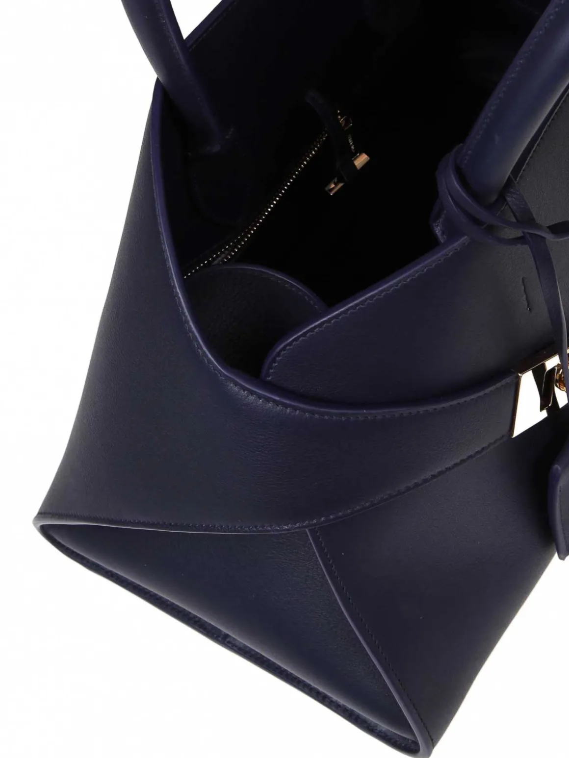 Borsa A Mano Hug Th M In Pelle Colore Blu