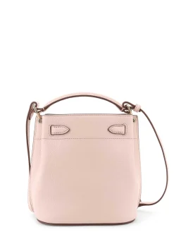 Borsa A Secchiello In Pelle Con Logo
