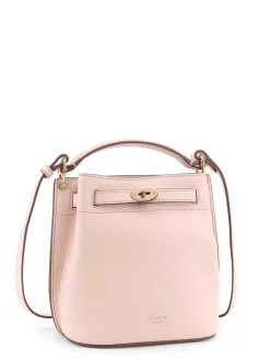 Borsa A Secchiello In Pelle Con Logo