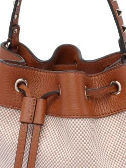 Borsa a secchiello rockstud