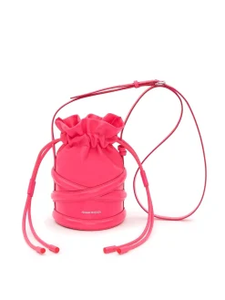 Borsa a secchiello The Curve in morbida pelle