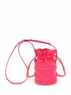 Borsa a secchiello The Curve in morbida pelle