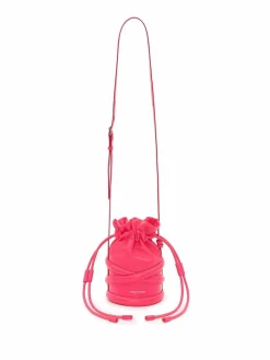 Borsa a secchiello The Curve in morbida pelle