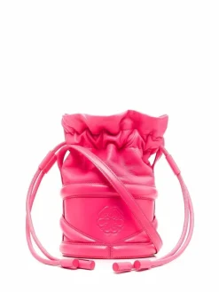 Borsa a secchiello The Curve in morbida pelle