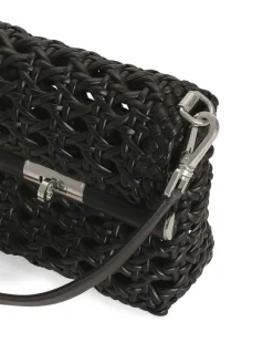 Borsa A Spalla Con Effetto Traforato