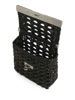 Borsa A Spalla Con Effetto Traforato