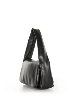 Borsa A Spalla In Nappa Nera