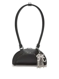 Borsa A Spalla In Pelle Con Charms