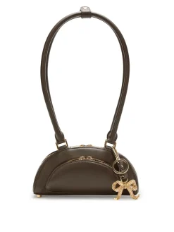 Borsa A Spalla In Pelle Con Charms
