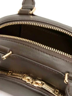 Borsa A Spalla In Pelle Con Charms