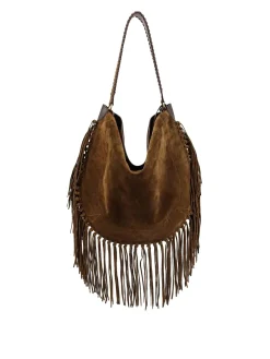 Borsa A Spalla Oskan In Suede
