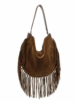 Borsa A Spalla Oskan In Suede