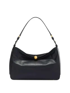 Borsa A Spalla Sfera Soft Nero In Pelle