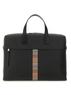 Borsa a strisce logata