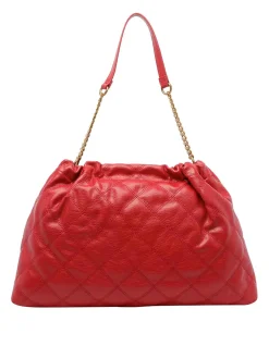 Borsa a tracolla del logo rosso
