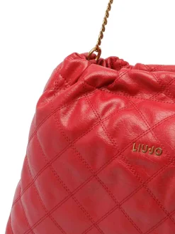 Borsa a tracolla del logo rosso