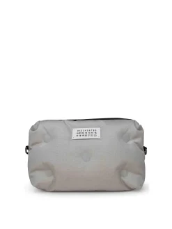 Borsa a tracolla Glam Slam in nylon grigio