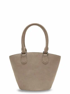 Borsa A Tracolla In Suede Con Charms