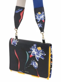 Borsa a tracolla stampa Pacific Rose