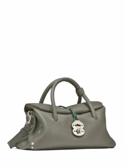 Borsa Alma Centauro Antracite In Pelle