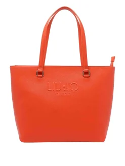 Borsa arancione del logo