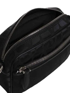 Borsa con dettagli pelle