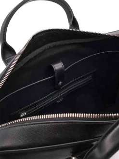 Borsa Da Lavoro In Pelle Con Logo