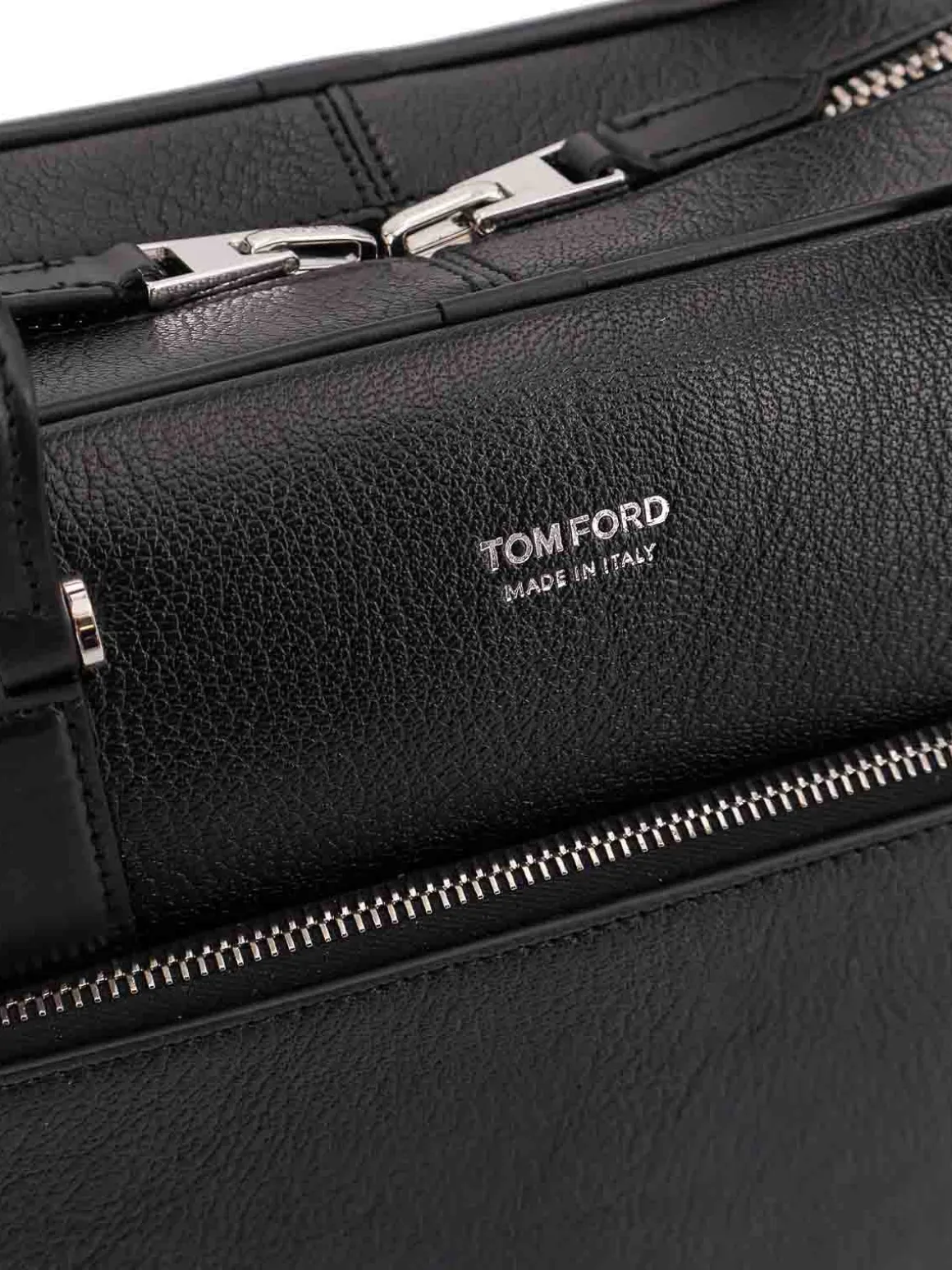 Borsa Da Lavoro In Pelle Con Logo