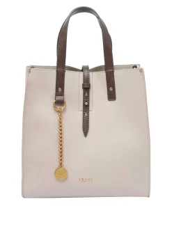 Borsa del logo avorio