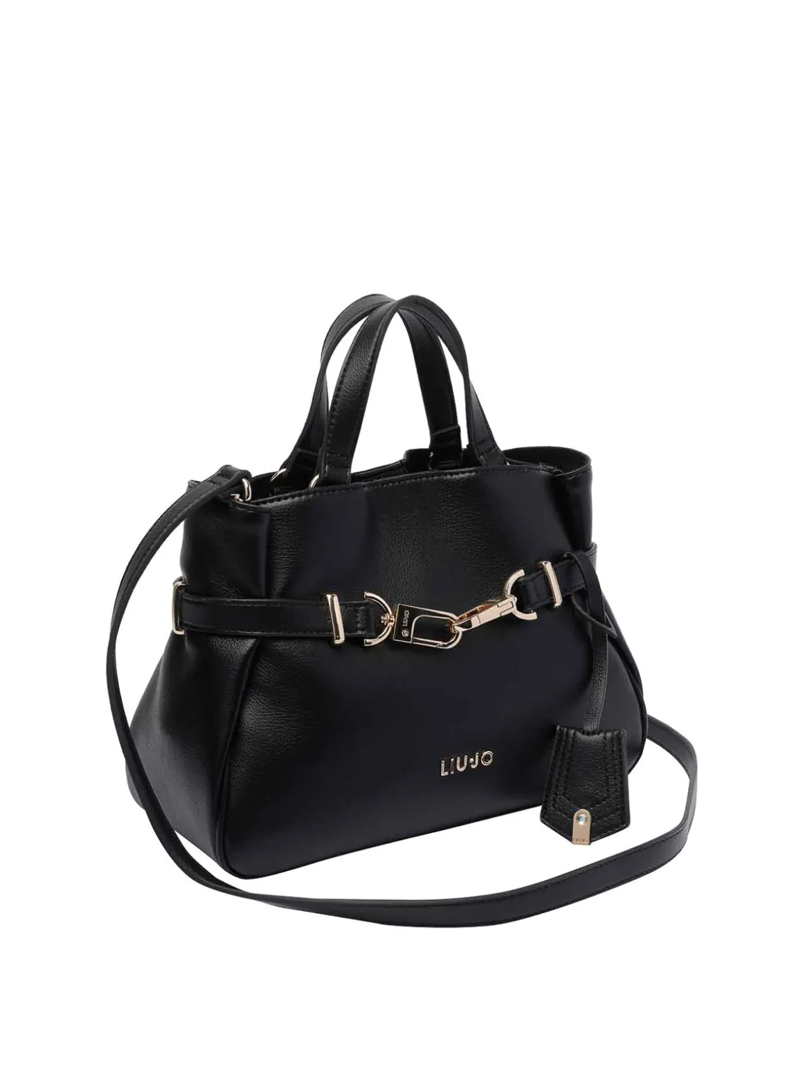 Borsa del logo nero