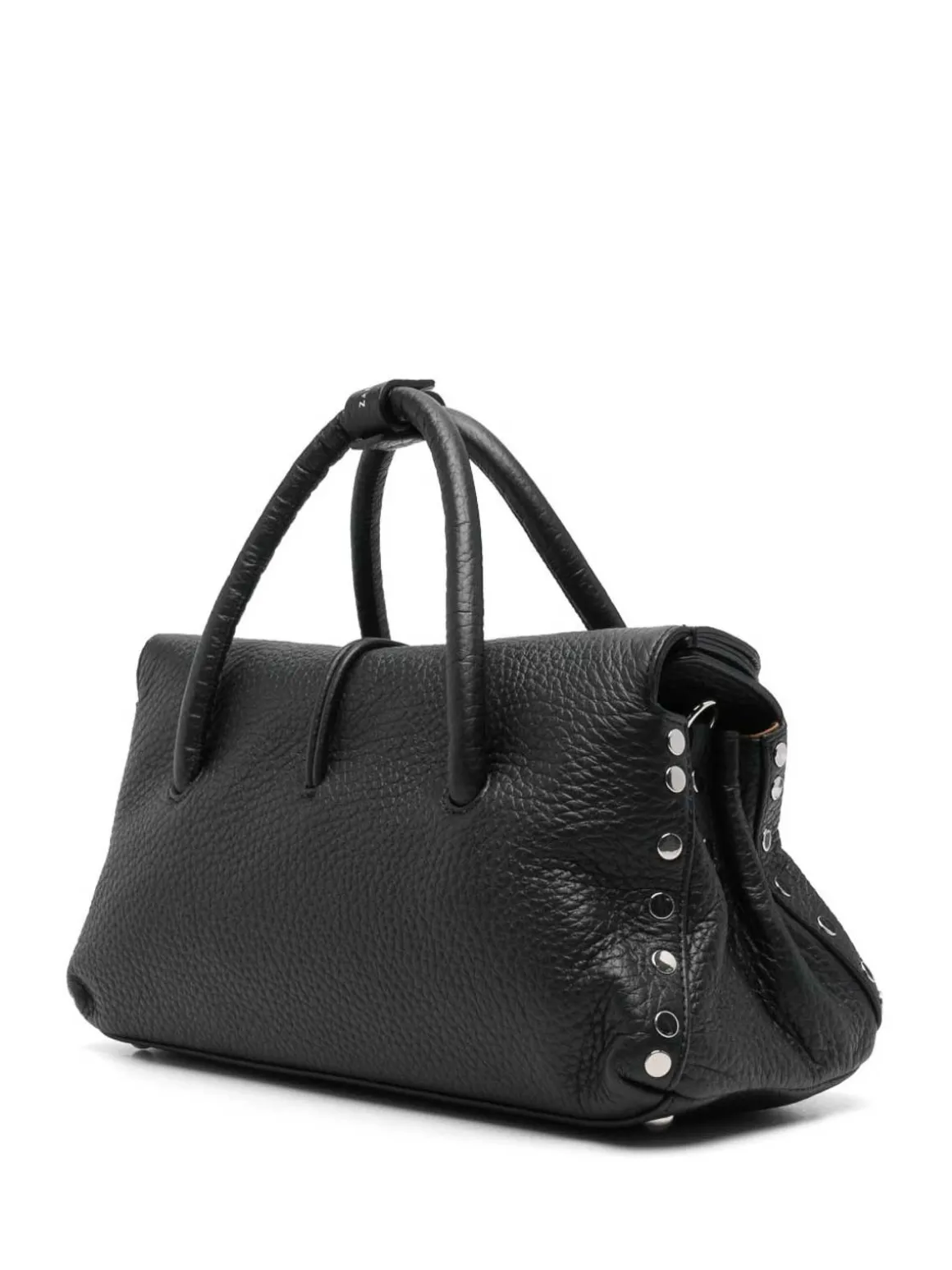 Borsa di dotta di centauro in pelle nera