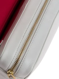 Borsa in pelle con stampa