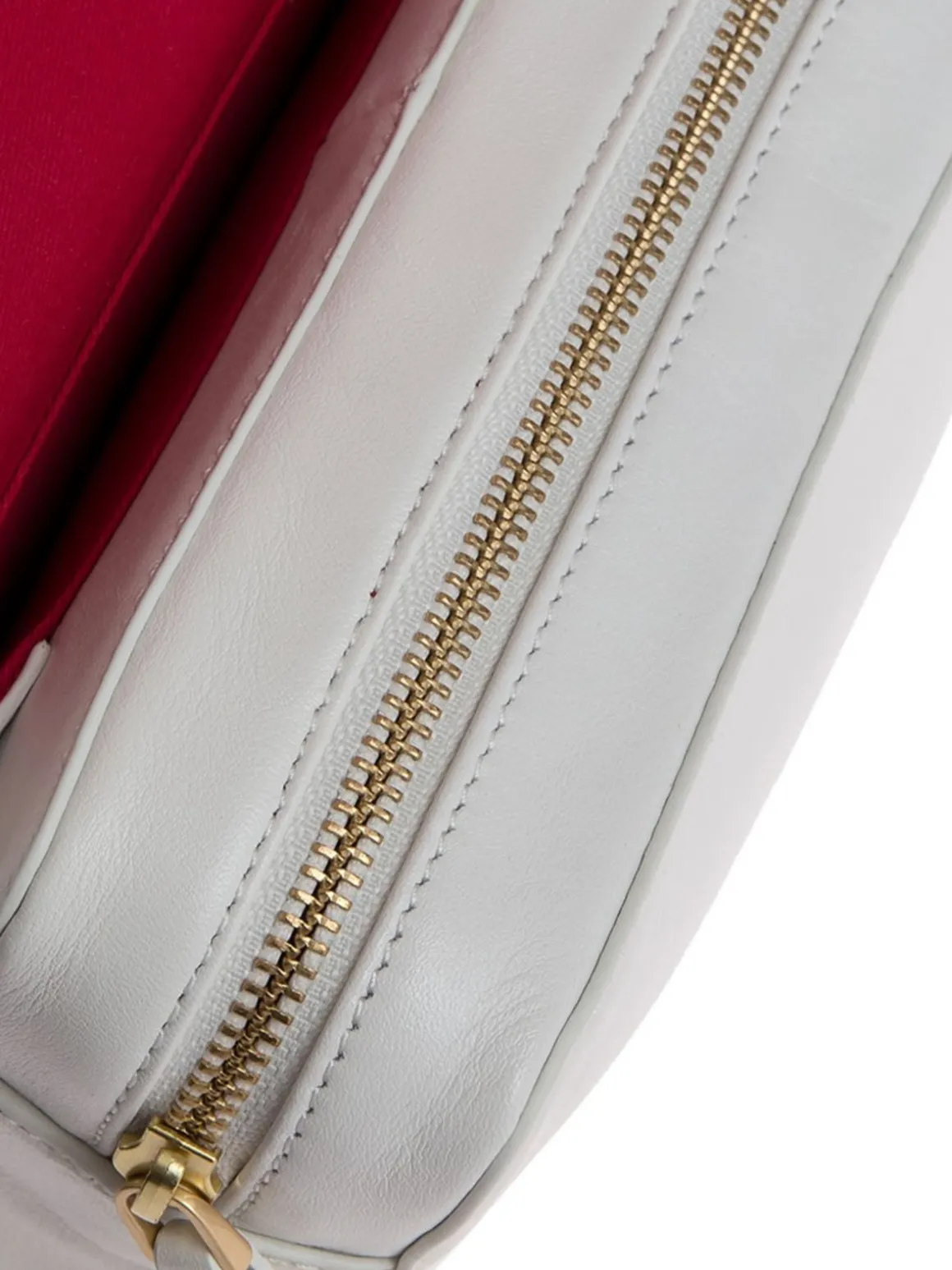 Borsa in pelle con stampa