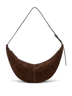 Borsa in pelle scamosciata