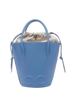 Borsa maxi azzurra maxi myrtha