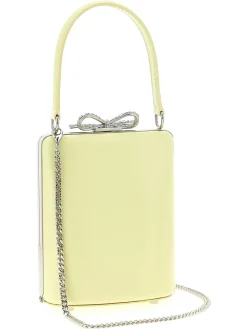 Borsa per sacchetto di pelle gialla