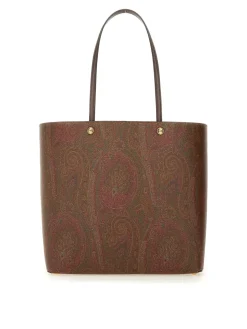 Borsa Shopping con motivo Paisley