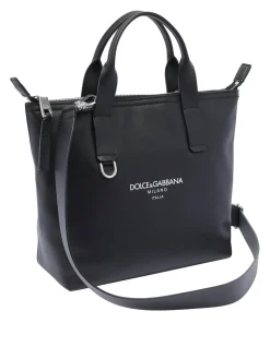 Borsa shopping piccola con logo