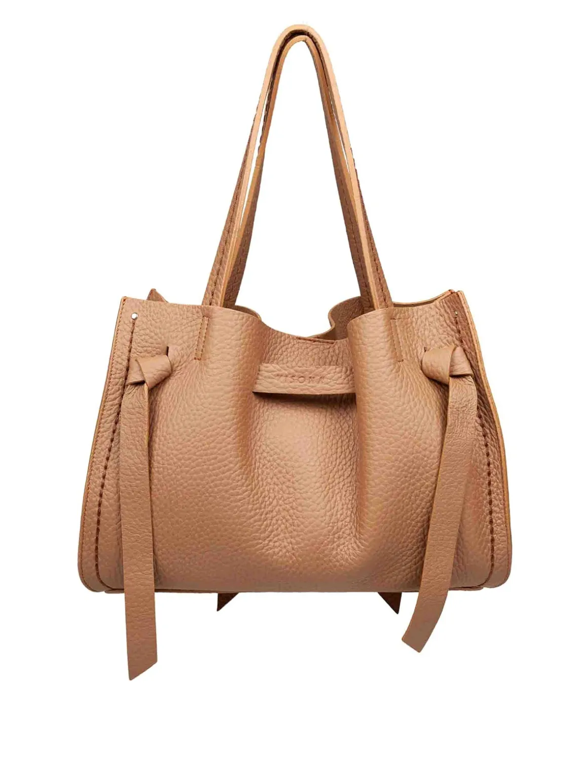 Borsa Shopping Vittoria Santorini In Pelle