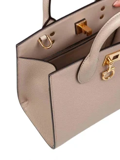 Borsa Studio Box In Pelle Martellata